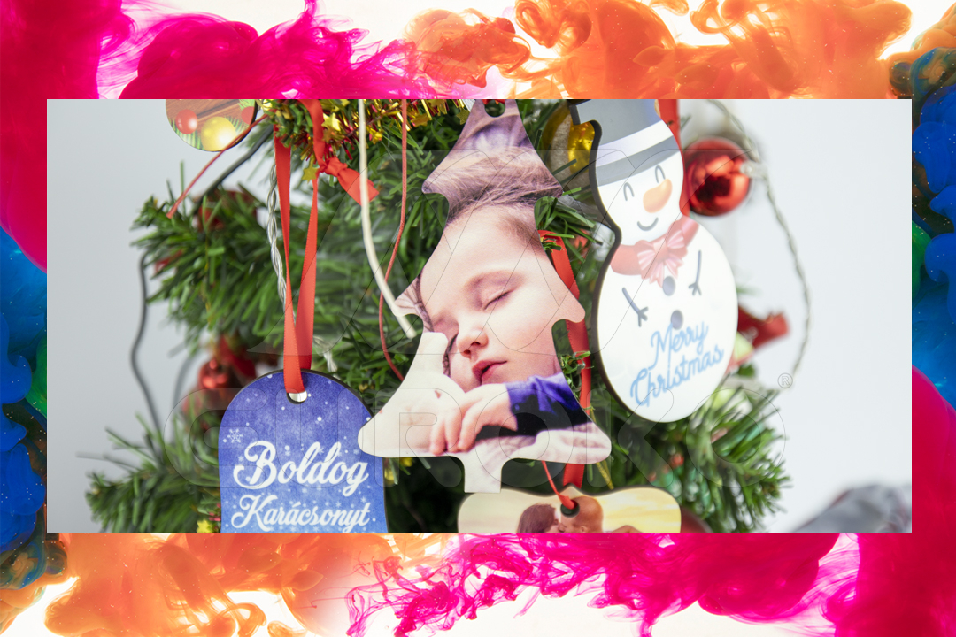 Individuelle Weihnachtsanhänger