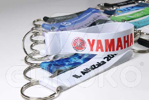 Individuelle Mini-Schlüsselbänder