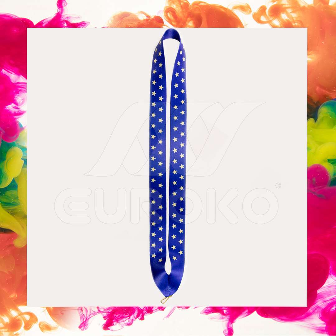 Vorgestaltete Bänder für Medaillen