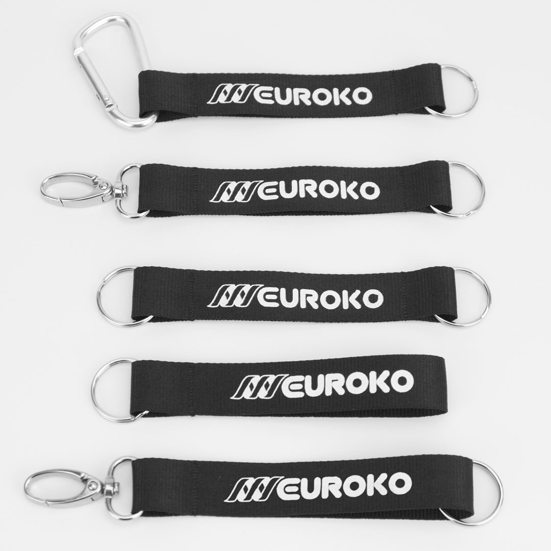 Siebgedruckte Mini-Schlüsselbänder