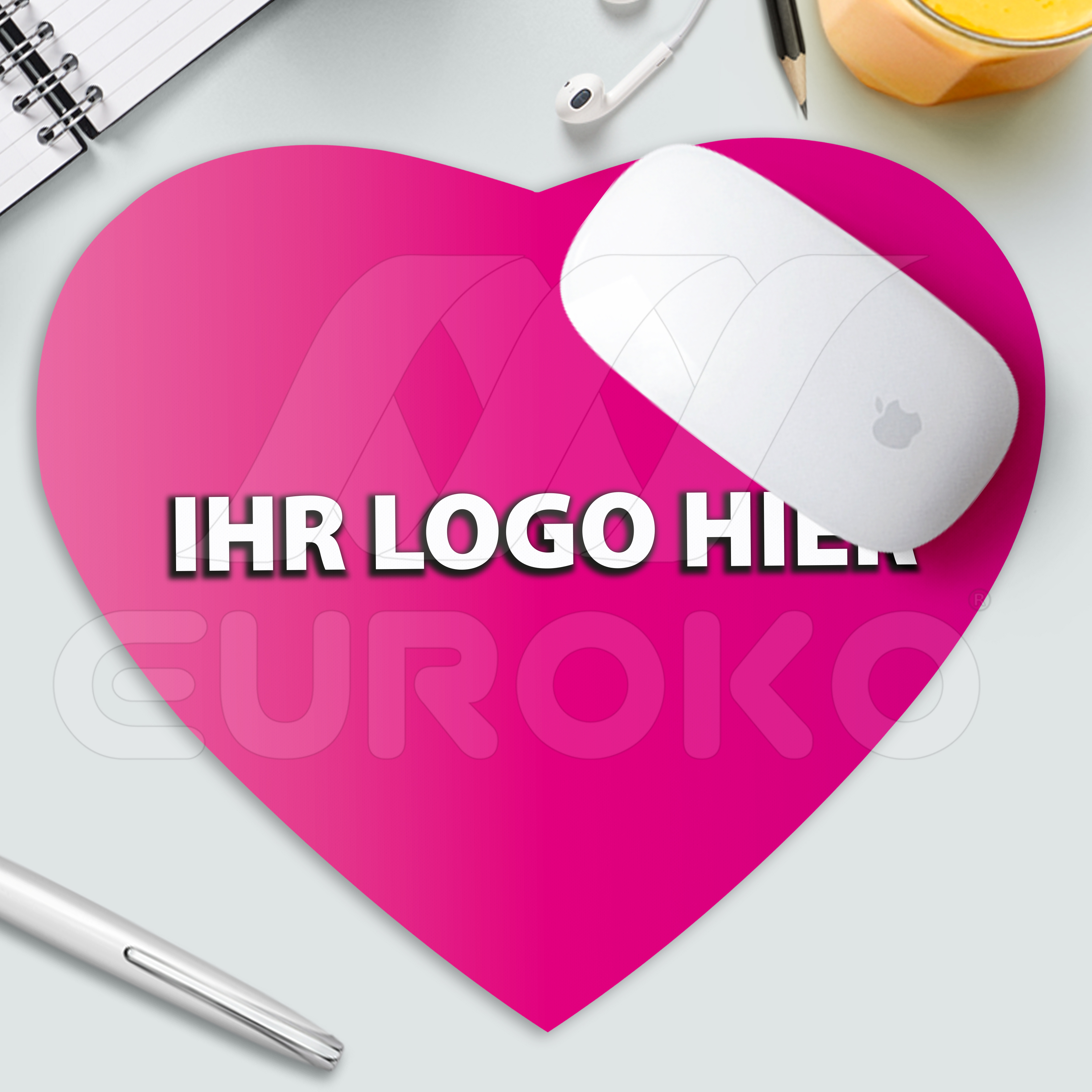 Personalizza facilmente con il tuo logo, foto o design preferito.