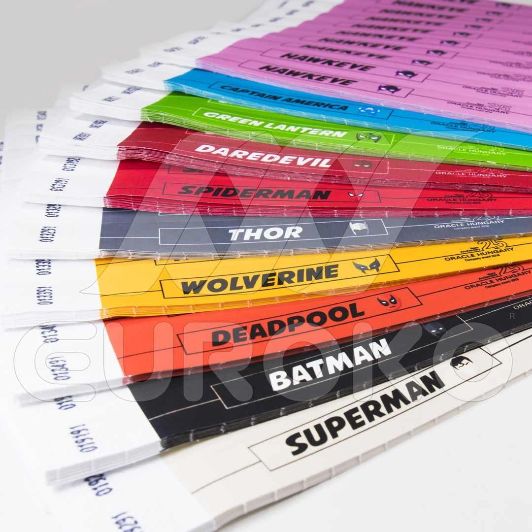 Fortlaufende Nummerierung für lückenlose Kontrolle und Sicherheit.