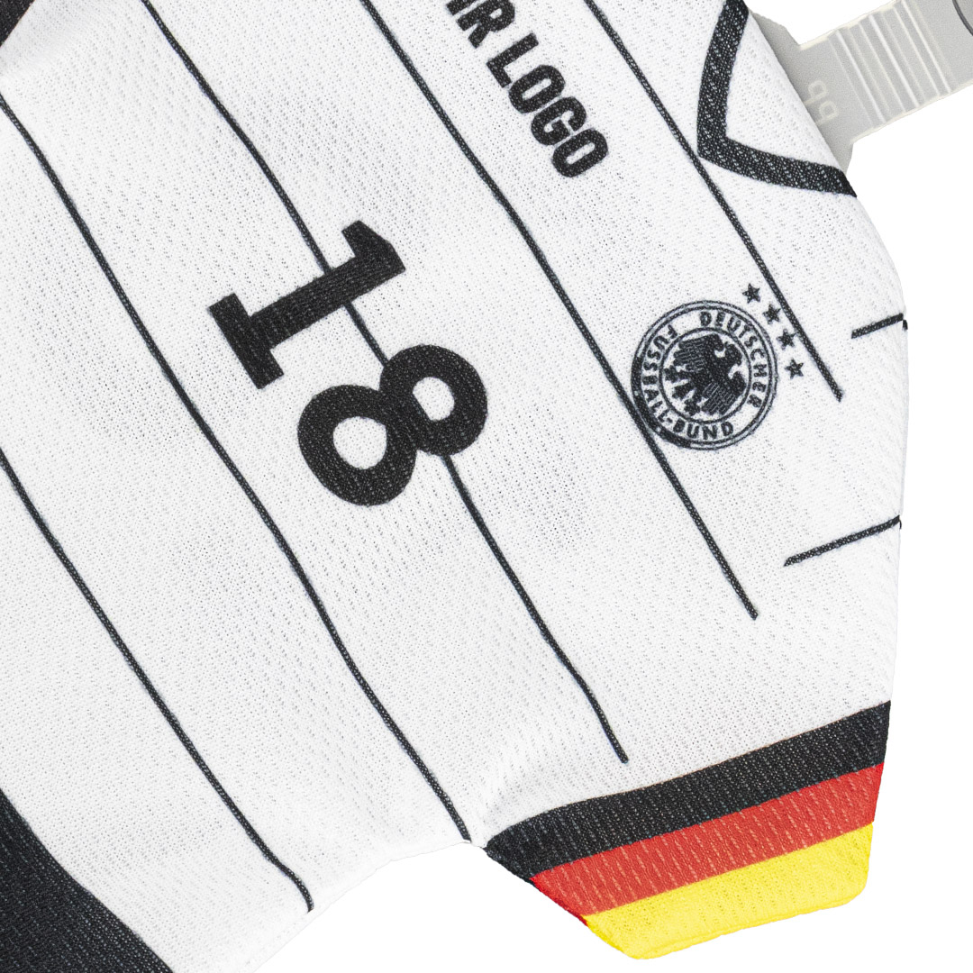 Impression sublimation couleur complète pour des détails éclatants.