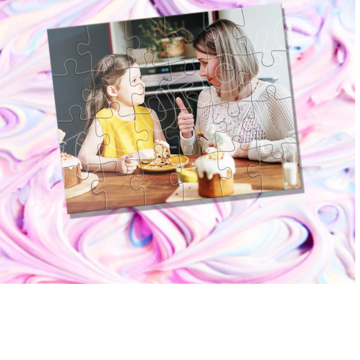 Crea ricordi indimenticabili con il tuo puzzle personalizzato.
