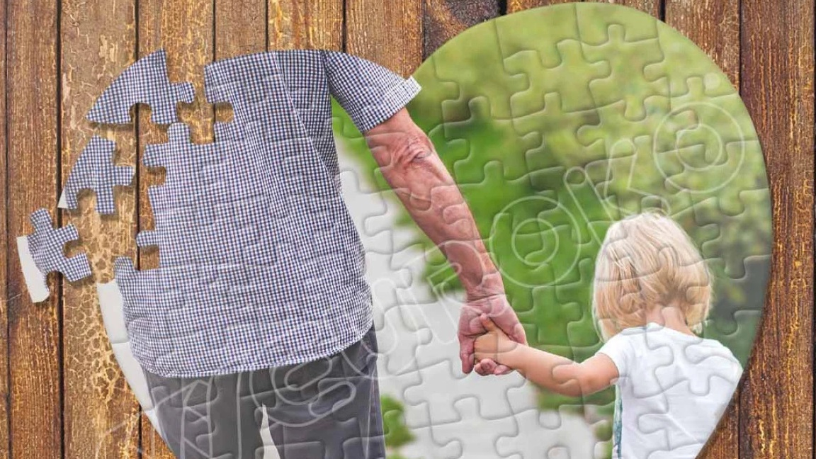 Format cœur A3 impressionnant avec 112 pièces pour un cadeau mémorable.