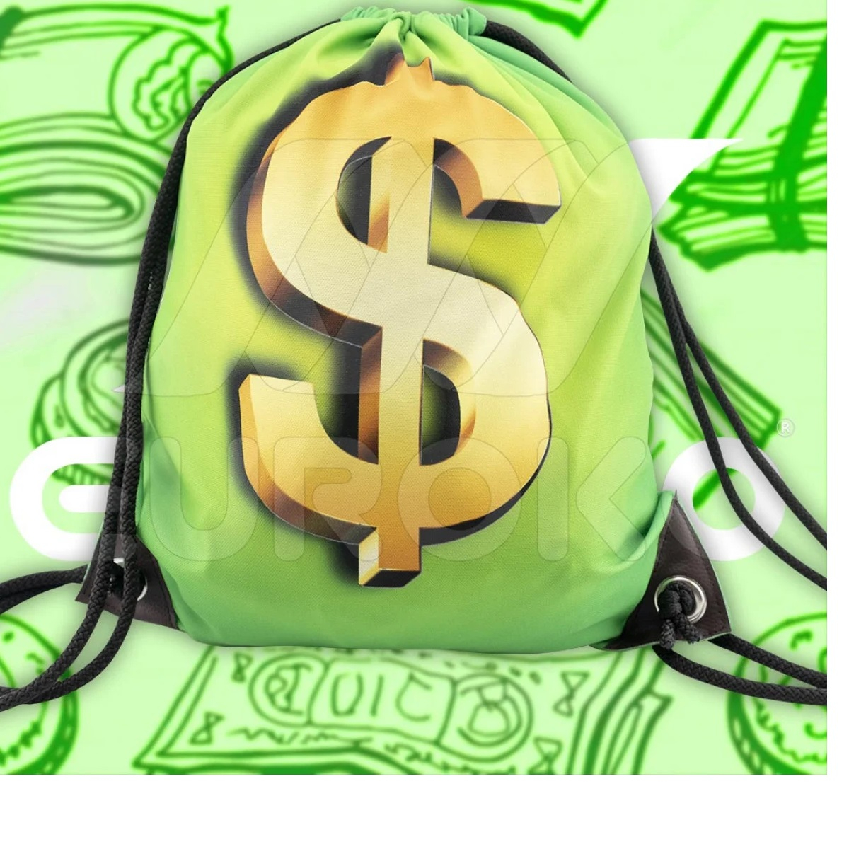 Angoli rinforzati e occhielli metallici per durabilità superiore.