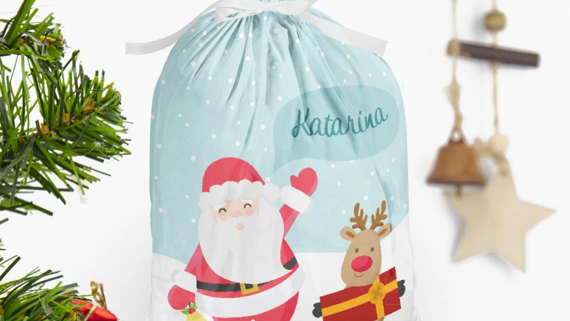 Personalizza il tuo sacchetto con un nome per un regalo indimenticabile.