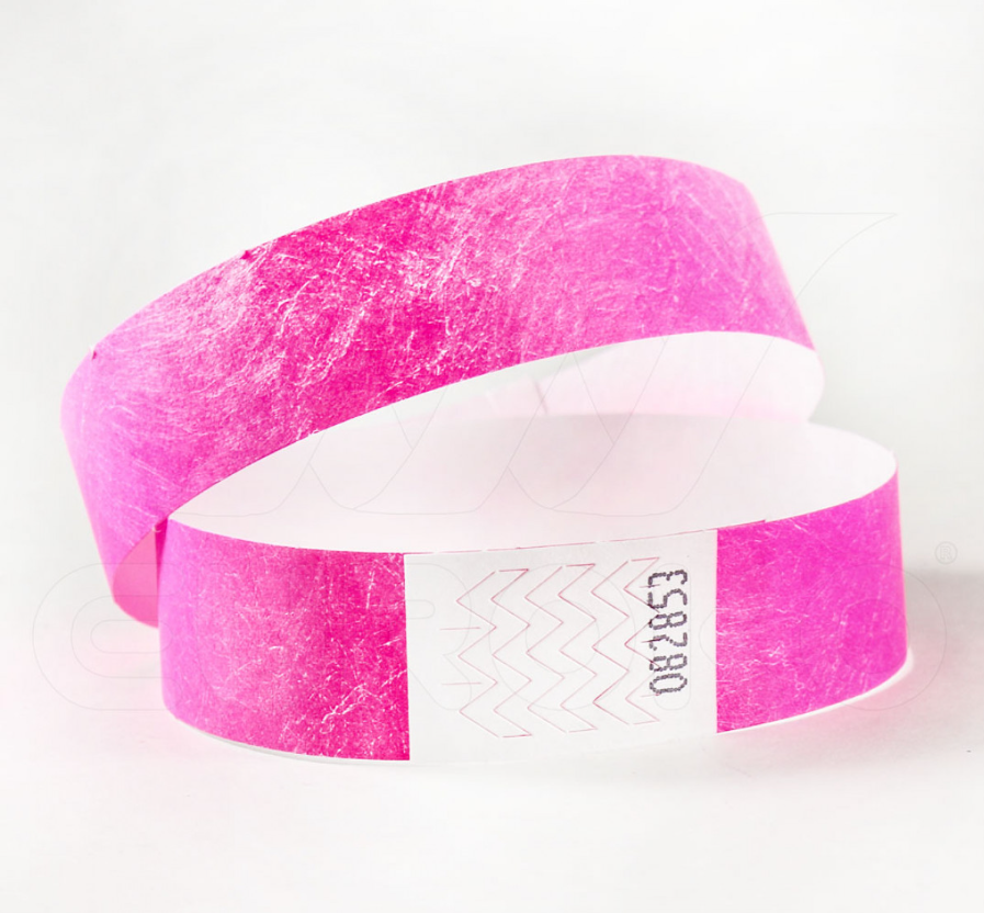 Materiale Tyvek resistente e impermeabile per eventi di lunga durata.