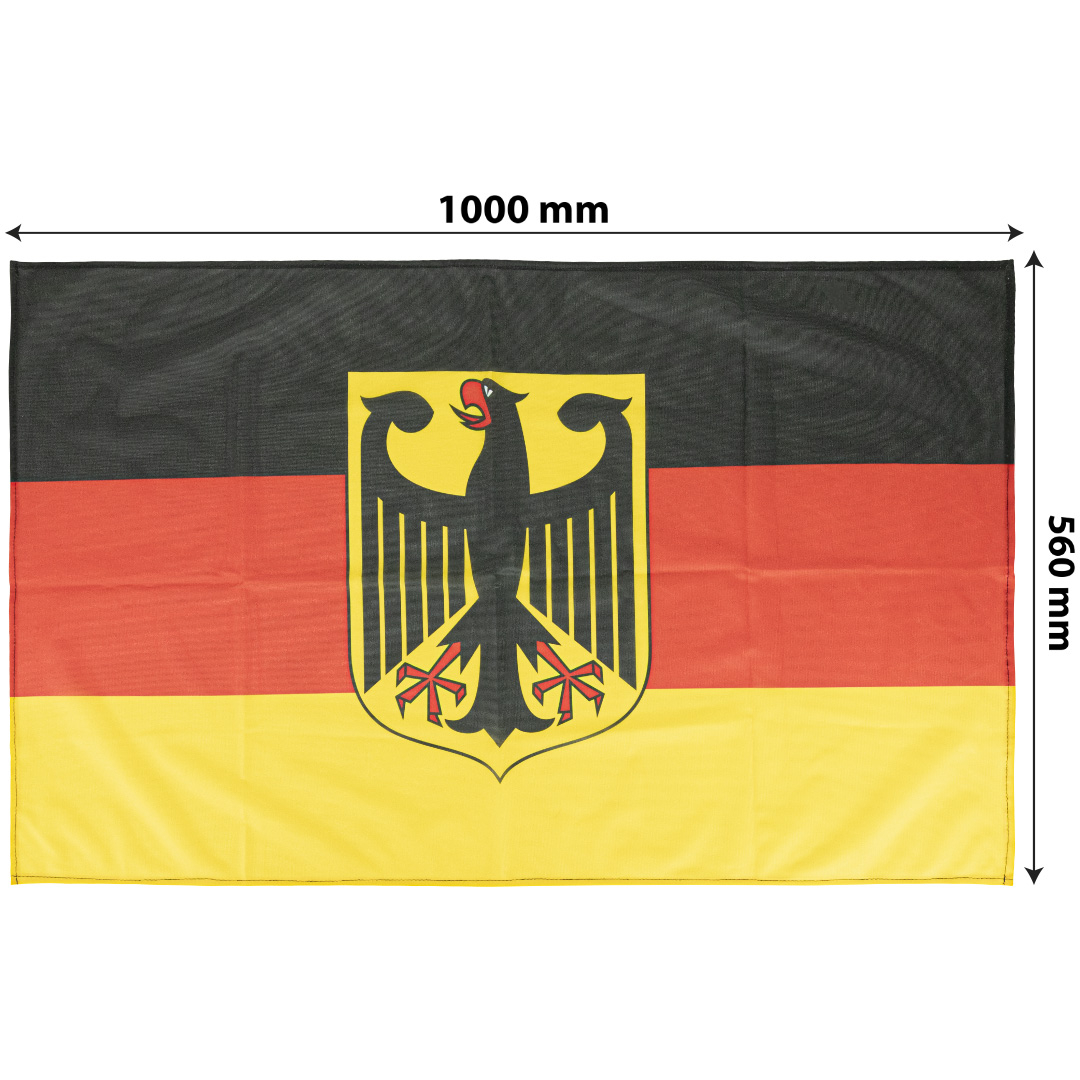 Kompakte Grösse 54x100cm – perfekt für Stadion und Transport.