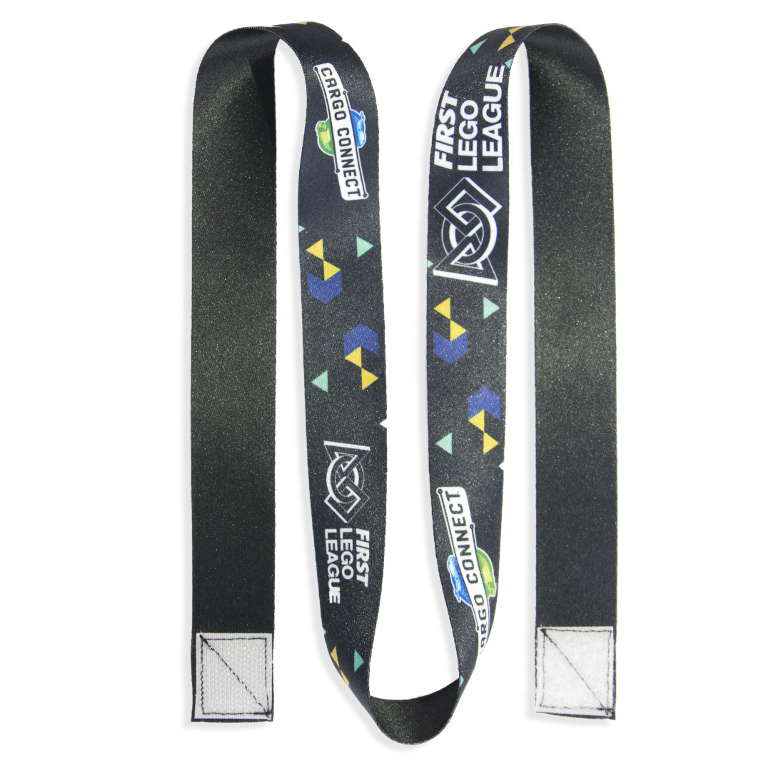 Egyedi éremszalag tépőzárral