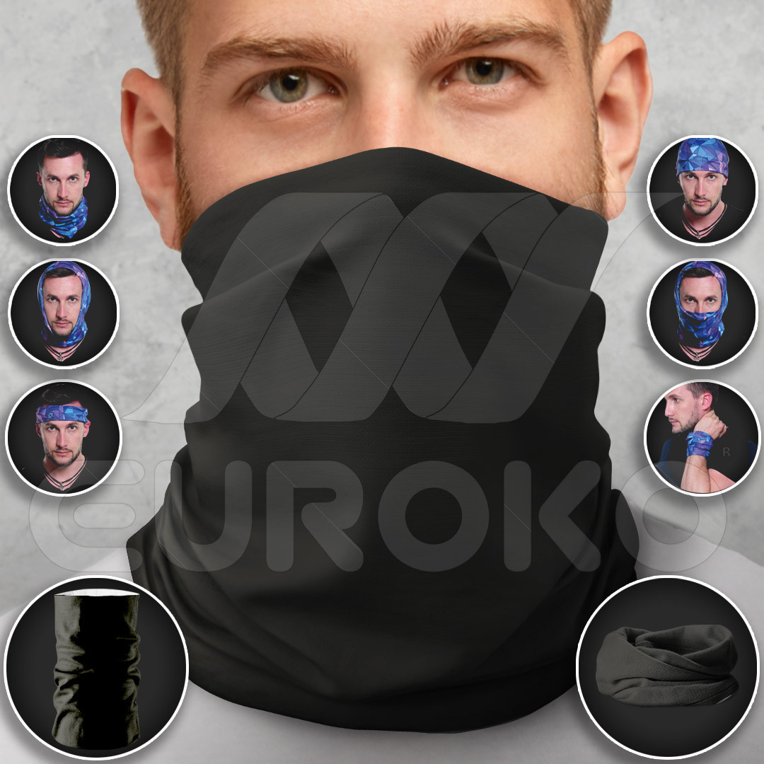 Multifunctional Scarf Black