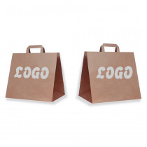 Egyedi szalagfüles papírtáska kicsi