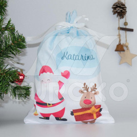 Personalisierter Weihnachts-Geschenksack mit Namen
