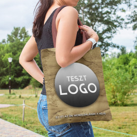 Bedruckte Polyester-Stofftasche Klein