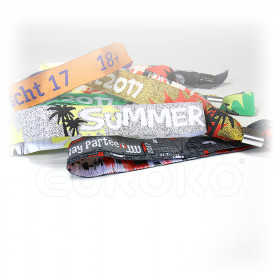 Personalisierte gewebte Stoffarmbänder 20mm