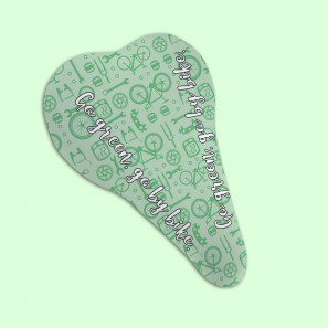 Individuell bedruckter Sattelüberzug