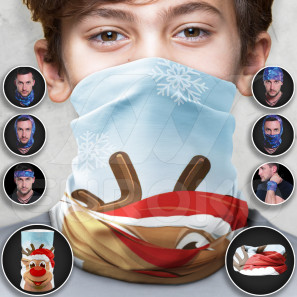 Multifunctional Scarf for Kids Christmas Time