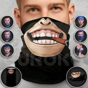 Multifunctional Scarf for Adults Monkey