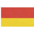 Bedruckte Fanflagge / Fahne mit Griffen 54x100cm
