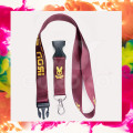 Bedruckte Satin Lanyards mit Logo und Schnalle
