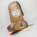 Bedruckter Brotbeutel aus Polyester 27x42 cm