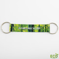 Bedruckter RPET-Schlüsselanhänger "Double"