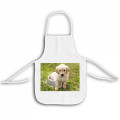 Personalisierte Kinderschürze aus Satin (Standard)