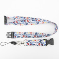 Vorgedrucktes Lehrer Lanyard Fussball 20mm Karabiner