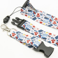 Vorgedrucktes Lehrer Lanyard Fussball 20mm Karabiner