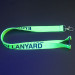 Cinta lanyard neon con cierre de seguridad