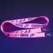 Custom Neon Lanyard with Two Carbiners