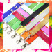 Unbedruckte Lanyards aus geripptem Polyester
