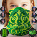 Tube Scarf for Kids Green Motives