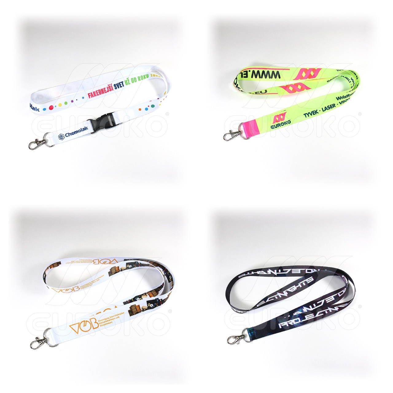 Custom Satin Lanyards