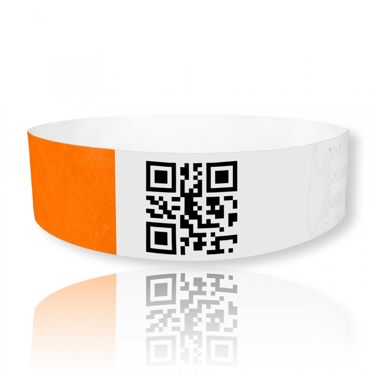 Bracelets Tyvek personnalisés 25mm avec code-barres