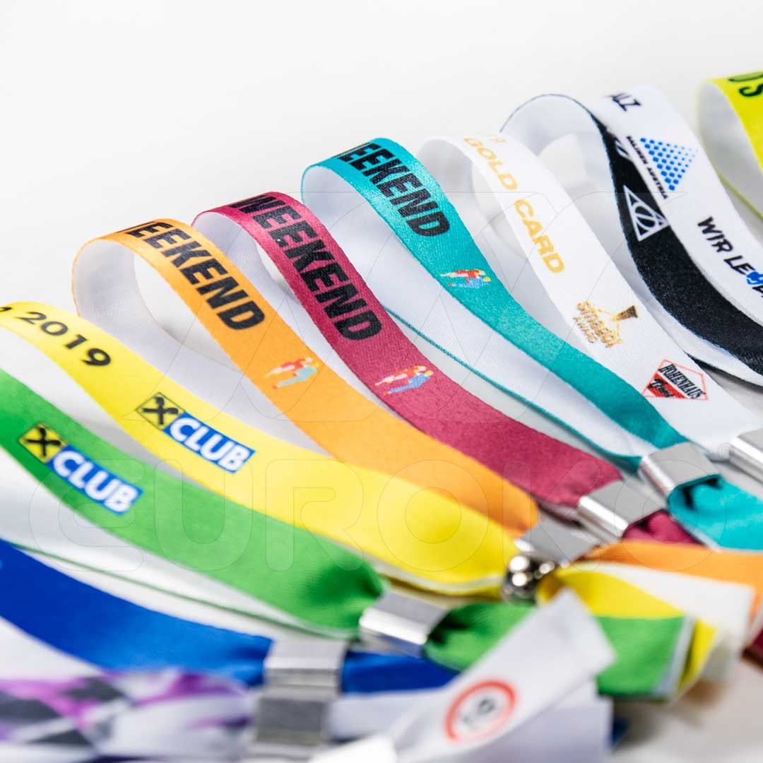 Bracelets en tissu personnalisés 15mm