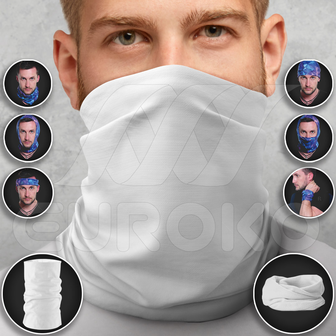 Multifunctional Scarf White