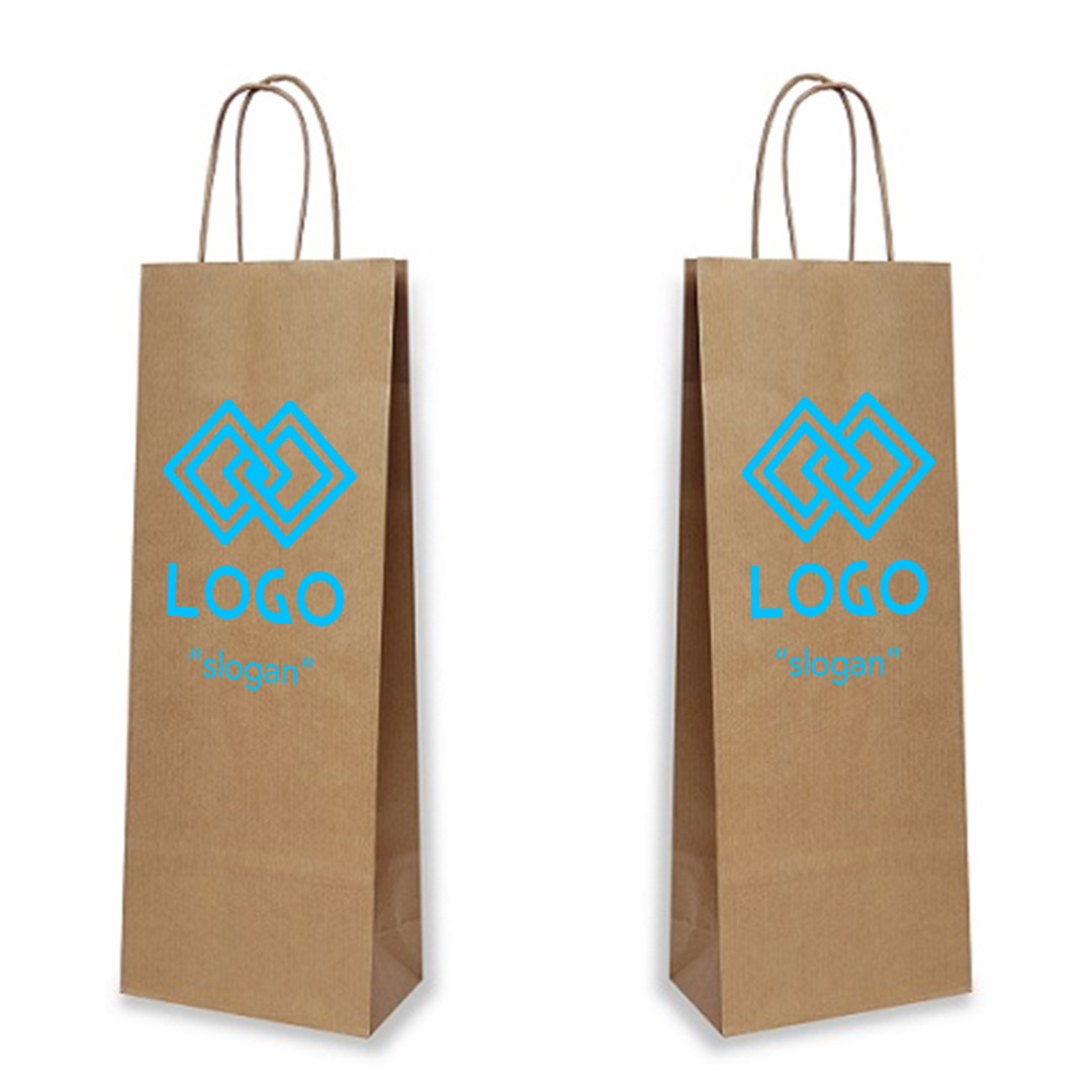 Egyedi italtáska, barna