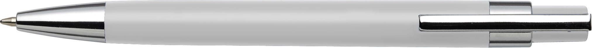 Stylo bille en plastique avec clip en métal