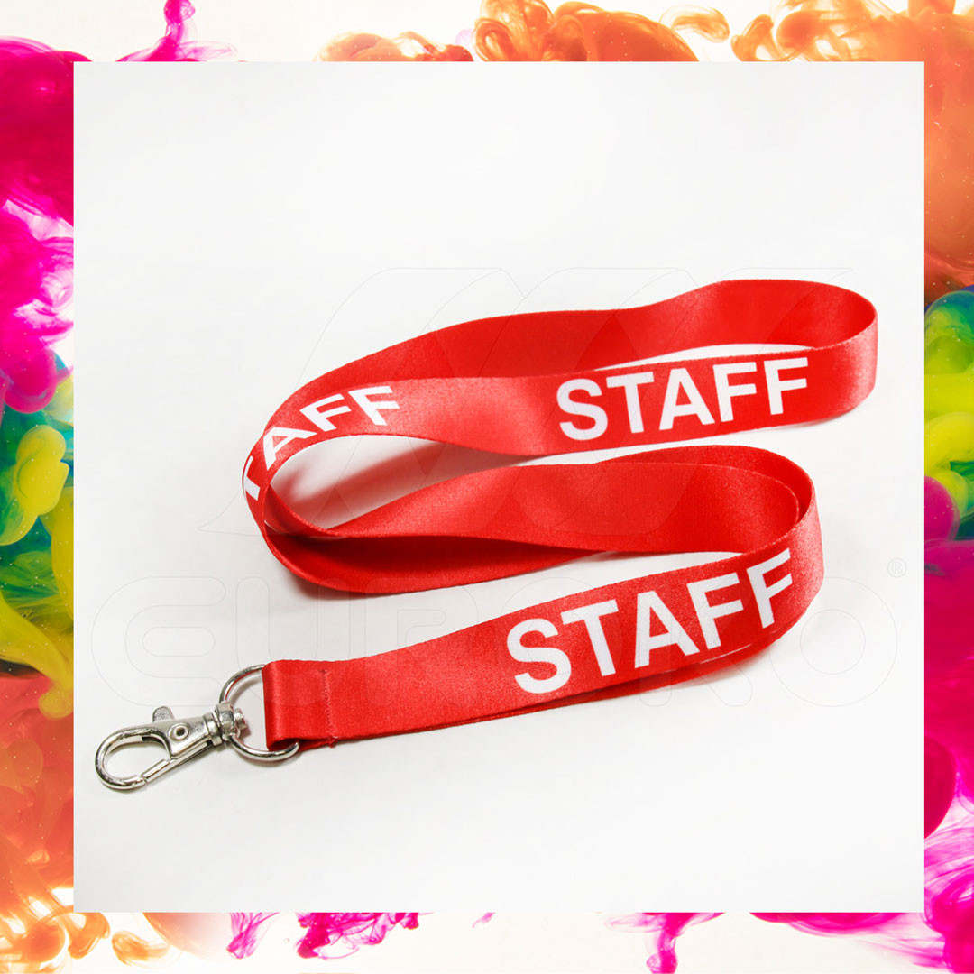 Tour de cou STAFF pré-imprimé satin 20 mm