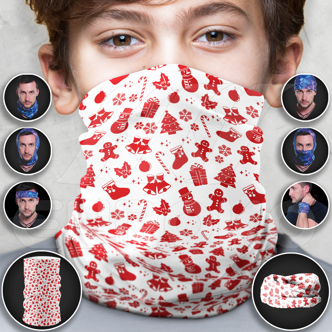 Tube Scarf for Kids Christmas Ornaments