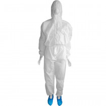 Kapucnis védőoverál 