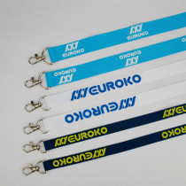 Lanyards tours de cou sérigraphiés personnalisés
