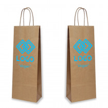 Egyedi italtáska, barna