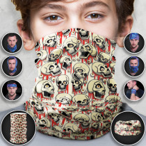 Tube Scarf for Kids Skull