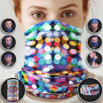 Tubular Scarves Colourful Dots