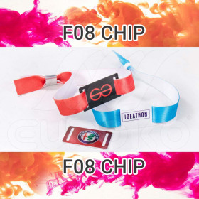 Bracelets en tissu NFC/RFID personnalisés (F08)