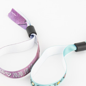 Bracelets tissu personnalisés 15mm Ultrasafe