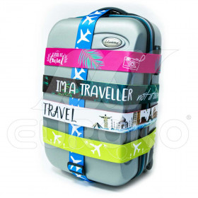 Sangle valise à motifs 50 mm