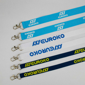 Lanyards tours de cou sérigraphiés personnalisés